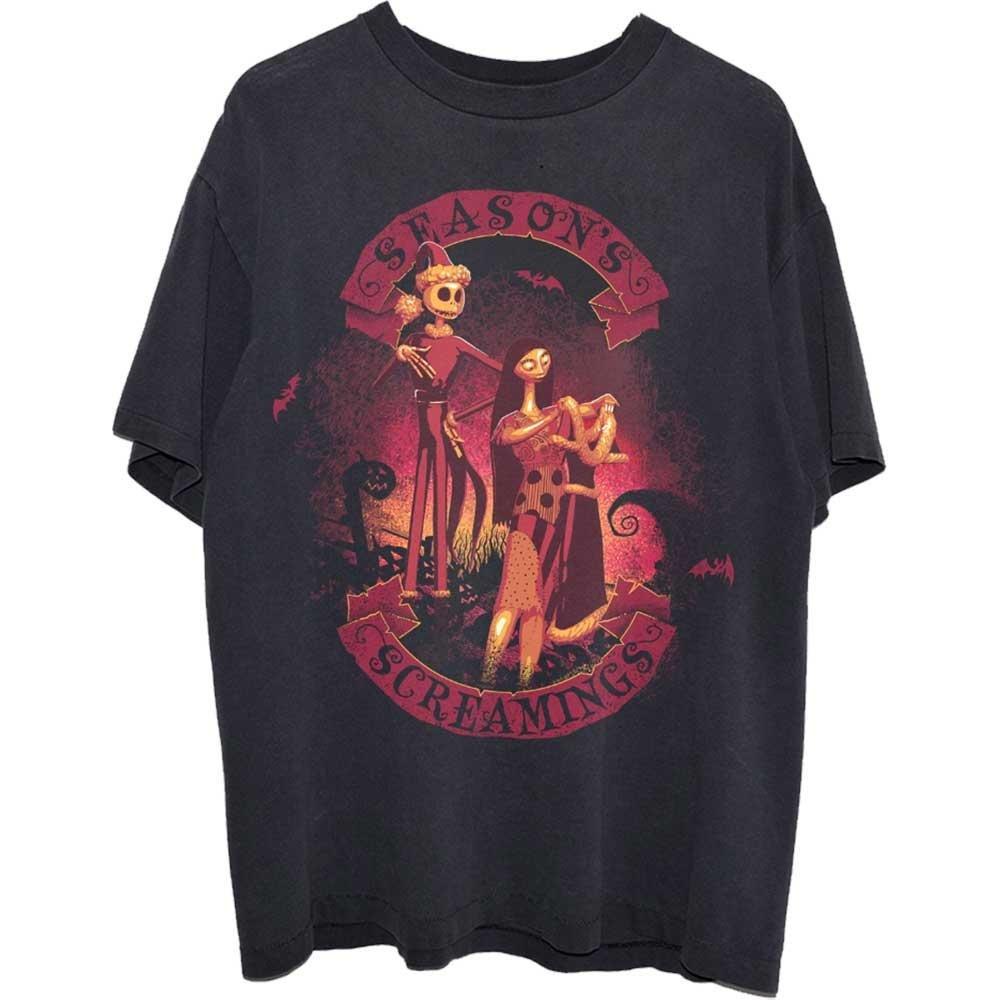 Season's Screamings Tshirt Damen Schwarz M von Nightmare Before Christmas