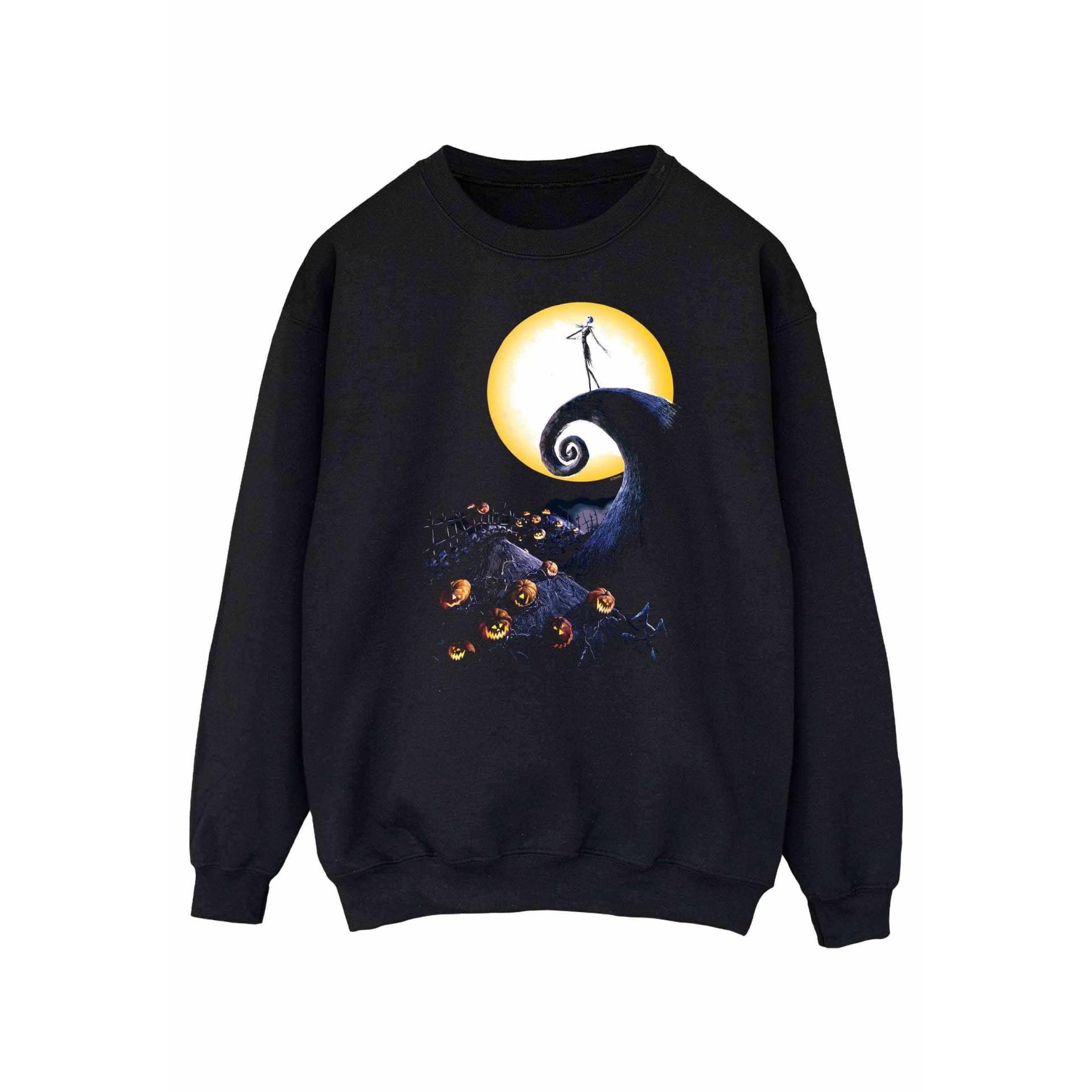 Sweatshirt Damen Schwarz M von Nightmare Before Christmas