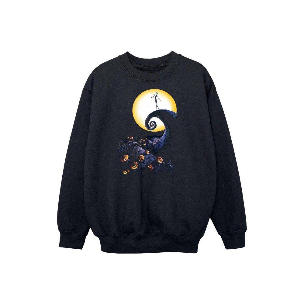 Sweatshirt Mädchen Schwarz 116 von Nightmare Before Christmas