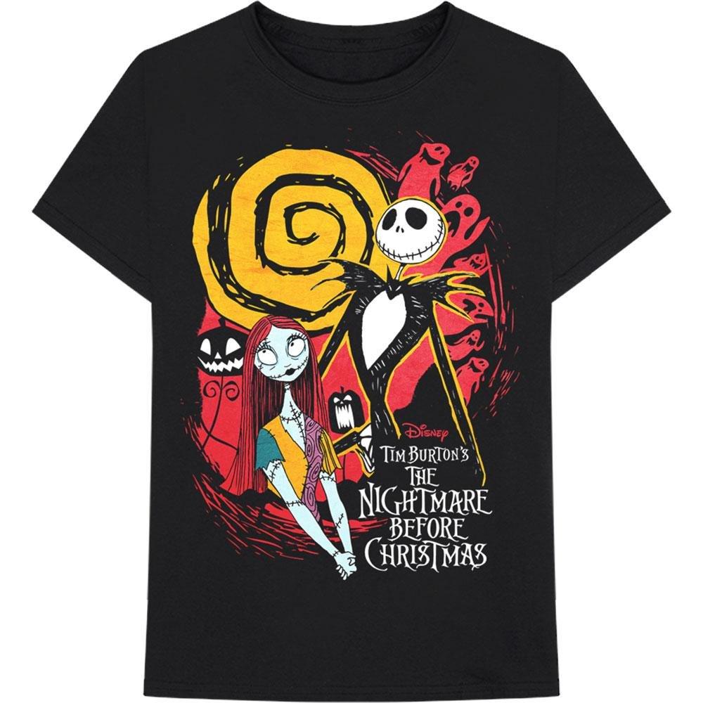 Tshirt Damen Schwarz L von Nightmare Before Christmas