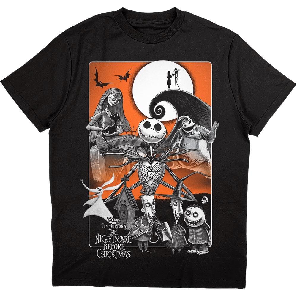 Tshirt Damen Schwarz M von Nightmare Before Christmas