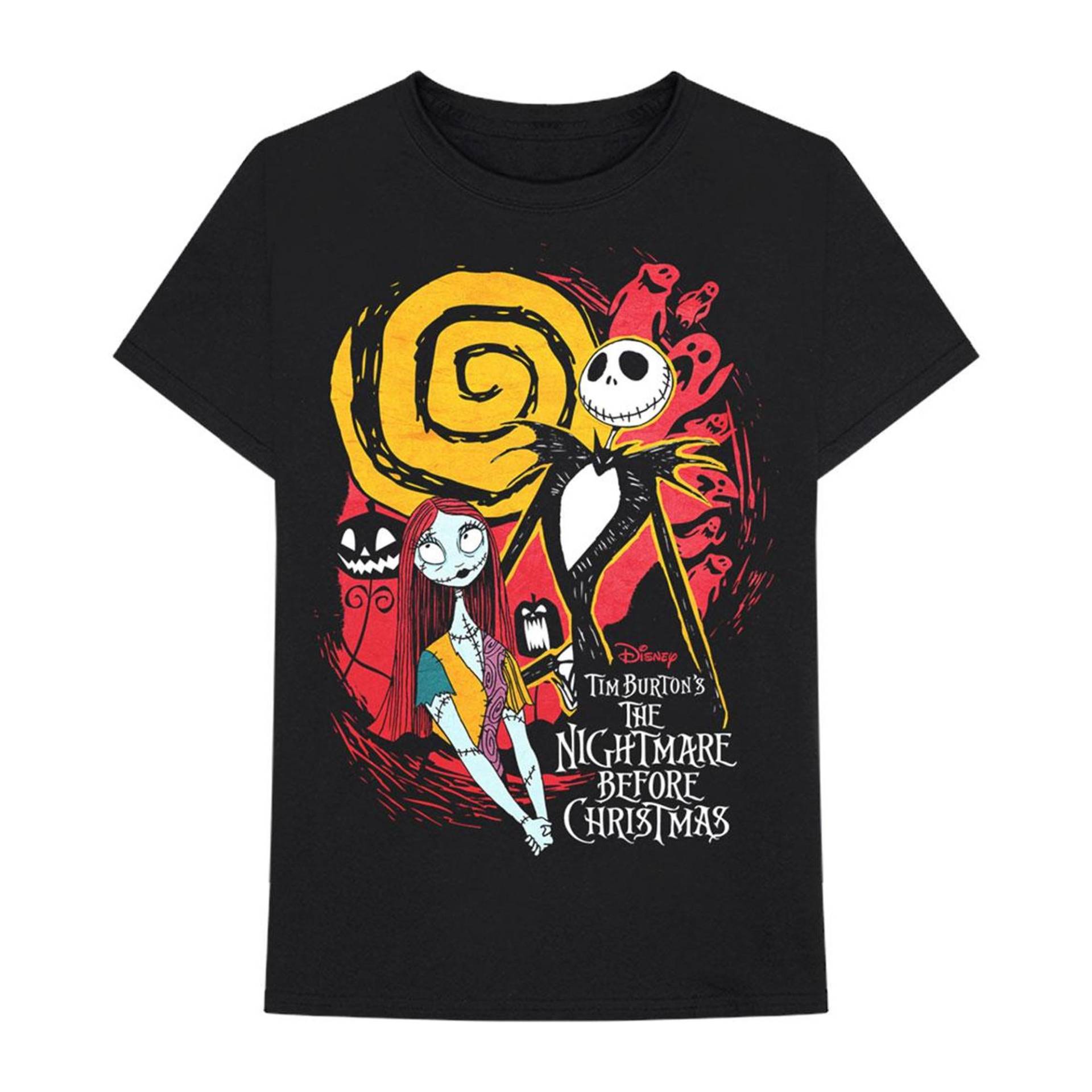 Tshirt Damen Schwarz M von Nightmare Before Christmas