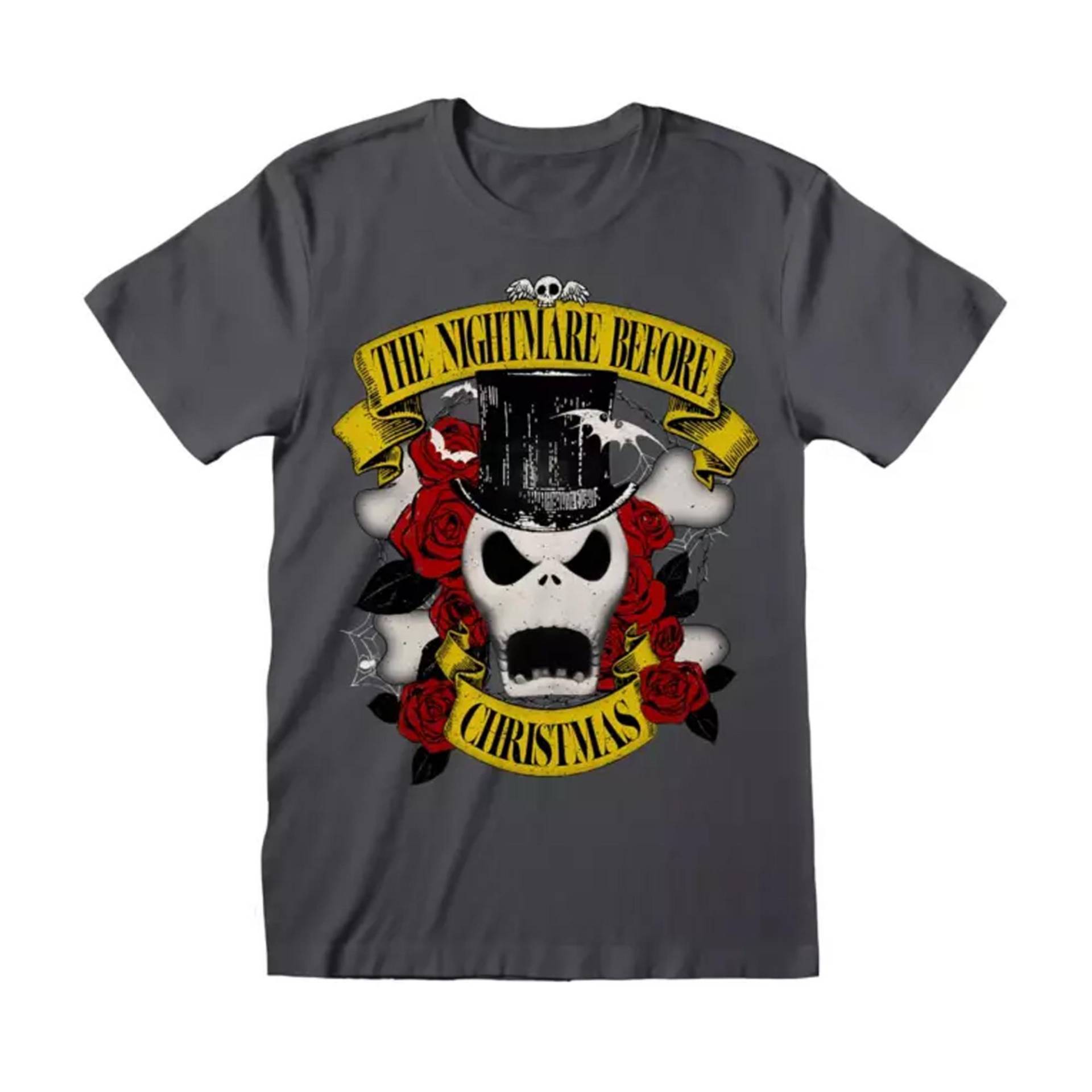 Tshirt Damen Taubengrau L von Nightmare Before Christmas