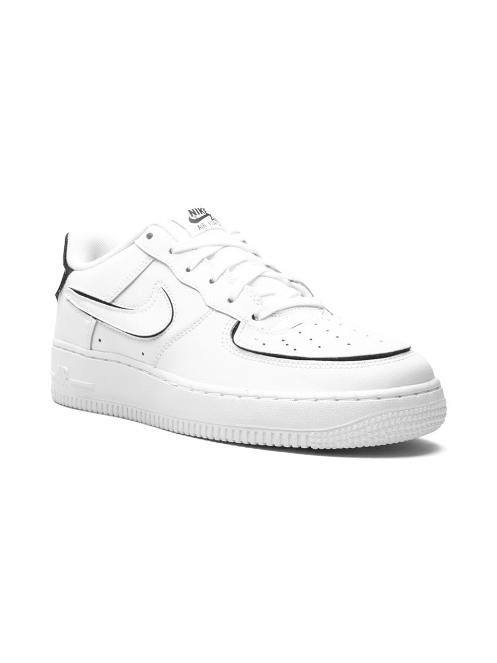 Nike Kids Air Force 1/1 "White/Black" sneakers von Nike Kids