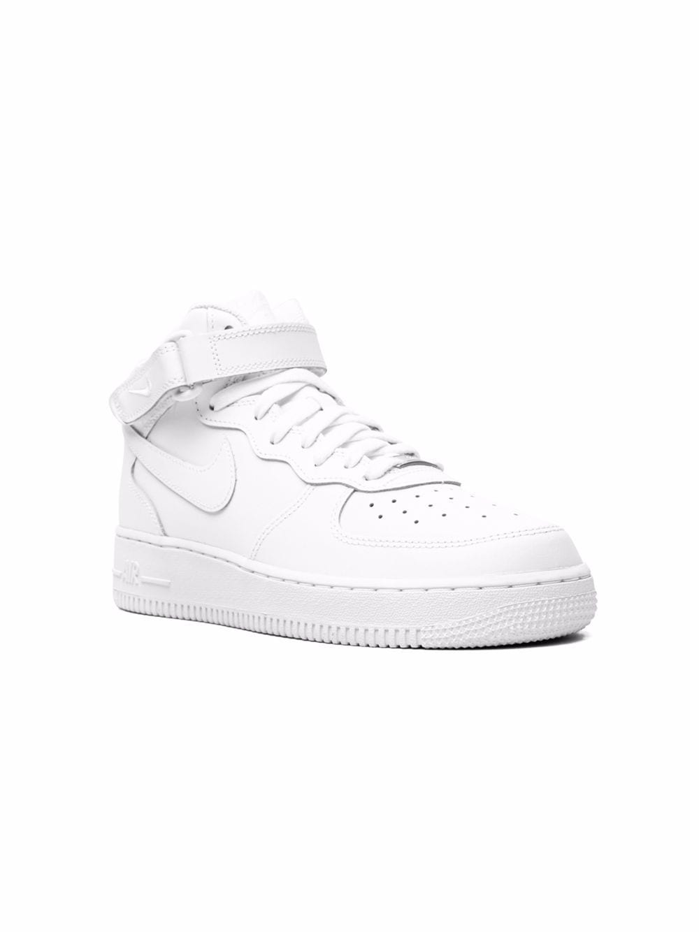 Nike Kids Air Force 1 Mid "Triple White" sneakers von Nike Kids