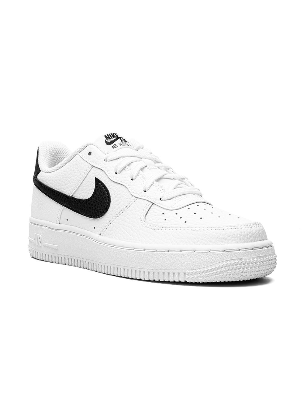 Nike Kids Air Force 1 "White/Black" sneakers von Nike Kids