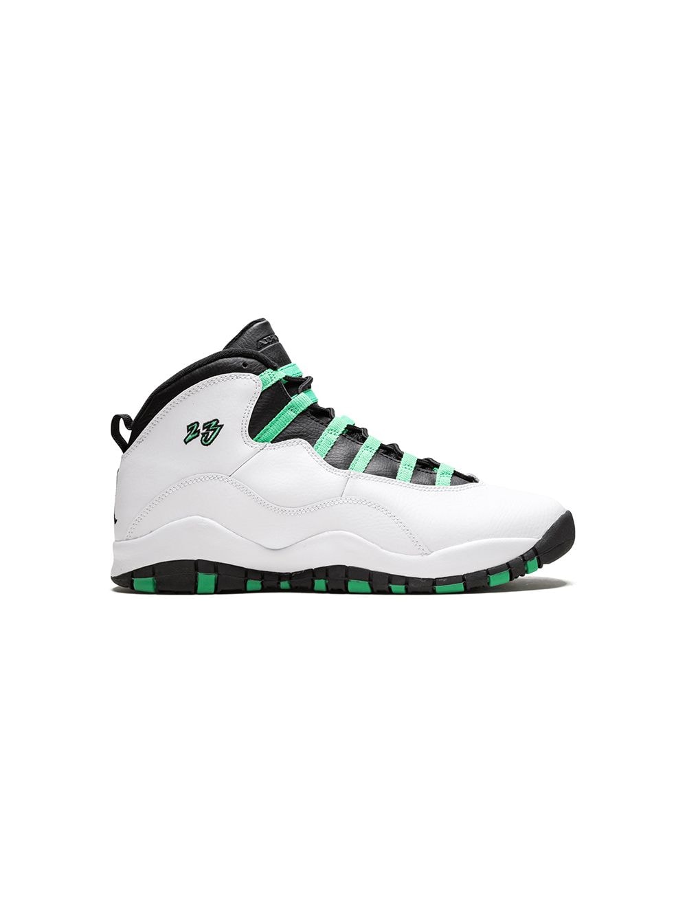 Jordan Kids Air Jordan 10 Retro 30th "Verde" sneakers - White von Jordan Kids