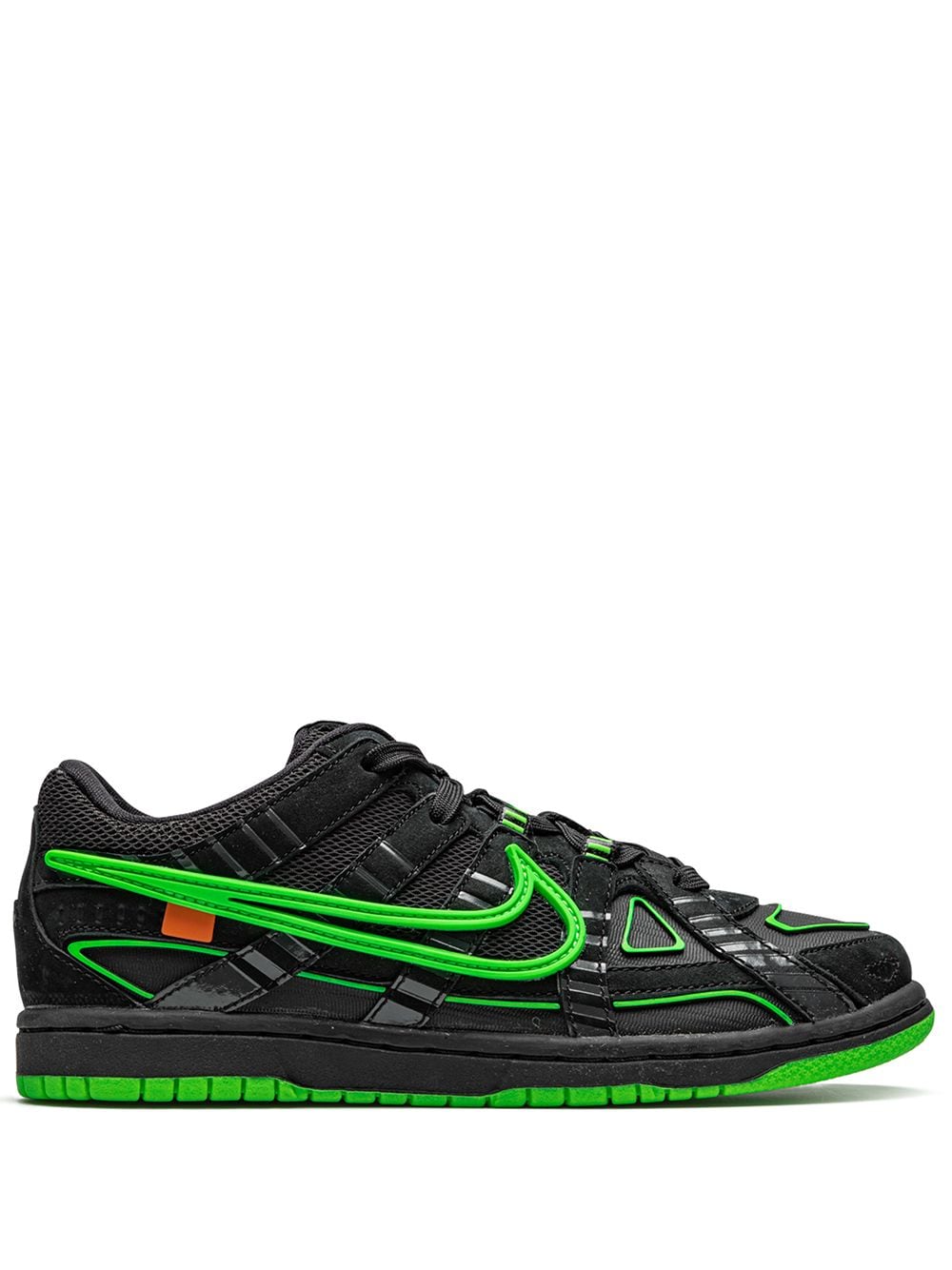 Nike Kids x Off-White Air Rubber Dunk "Green Strike" sneakers - Black von Nike Kids