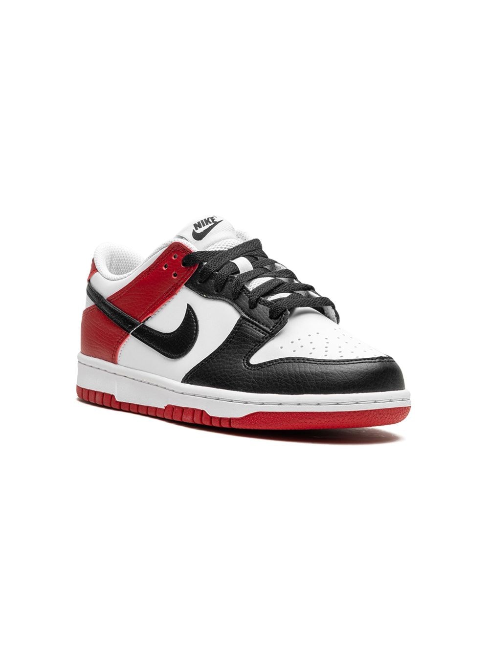 Nike Kids Dunk Low "Black Toe" sneakers - White von Nike Kids