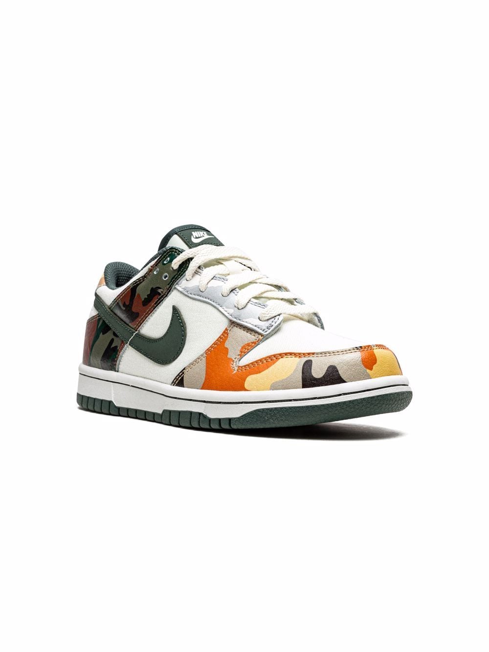 Nike Kids Dunk Low "Sail Multi-Camo" sneakers - Neutrals von Nike Kids