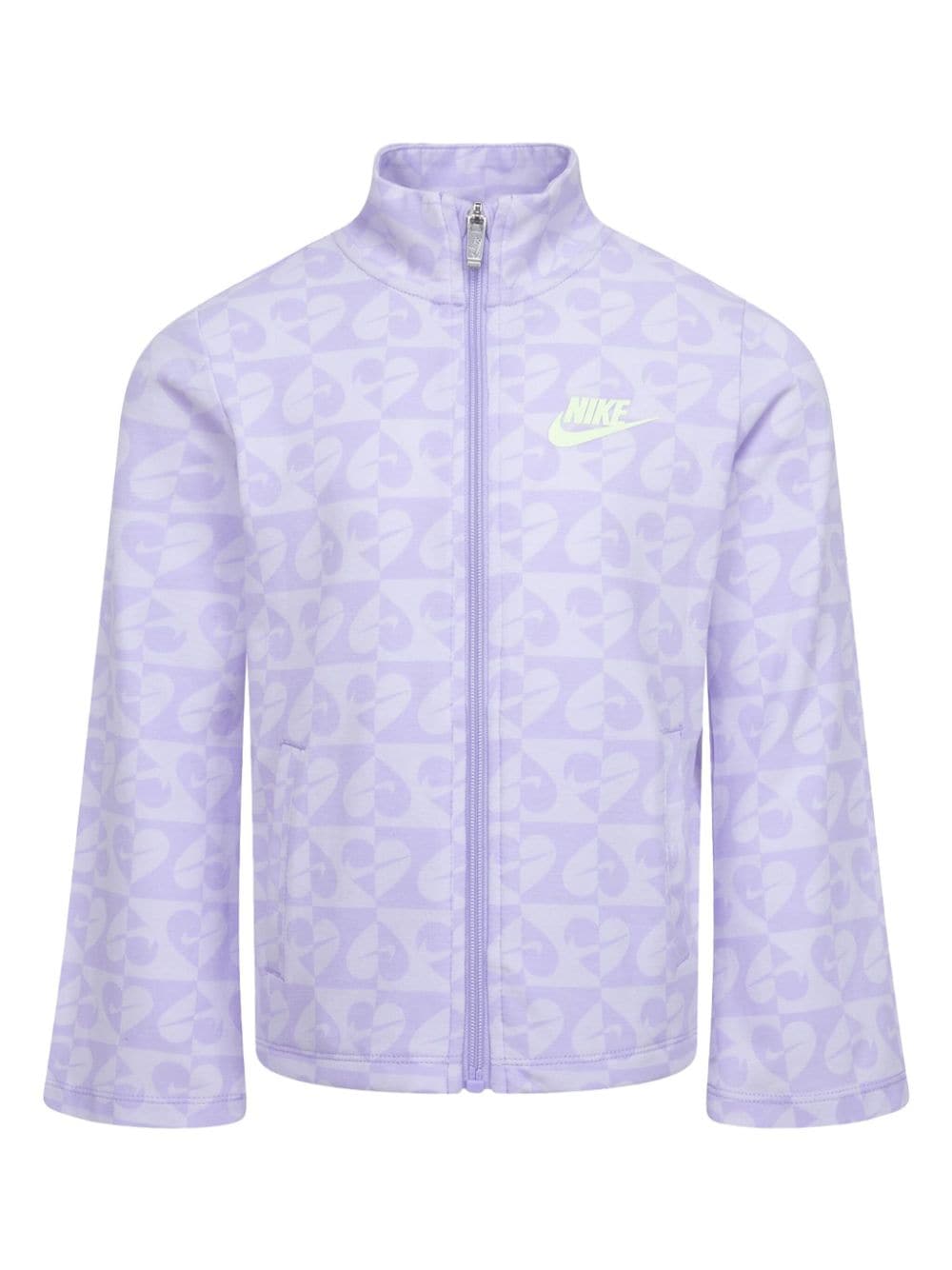 Nike Kids Swoosh heart-print tracksuit set - Purple von Nike Kids