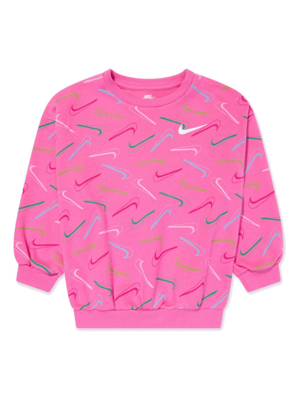 Nike Kids Swoosh logo-print sweatshirt - Pink von Nike Kids