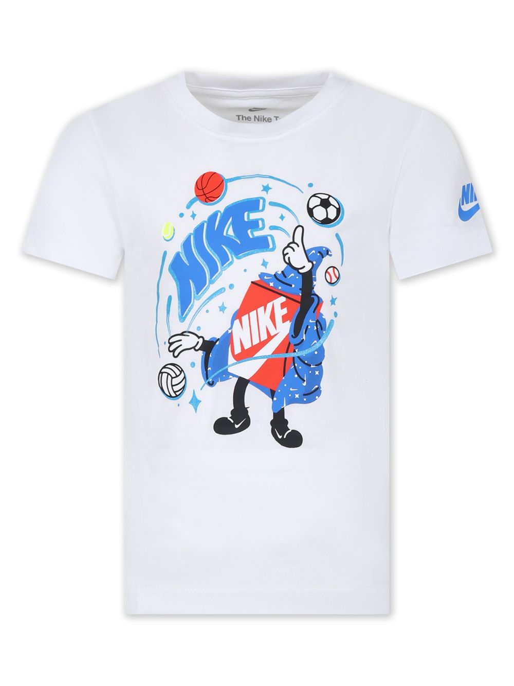 Nike Kids graphic-print crew-neck T-shirt - White von Nike Kids