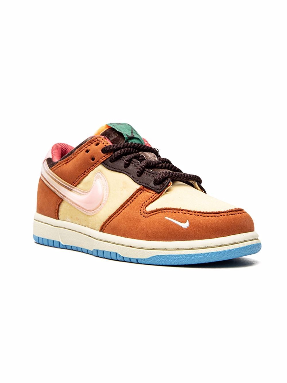 Nike Kids x Social Status Dunk Mid "Milk Chocolate" sneakers - Neutrals von Nike Kids