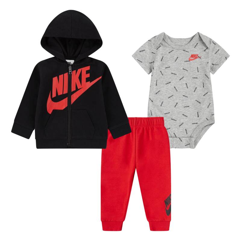 Nike Sportswear Erstausstattungspaket »JDI TOSS 3PC FZ PANT SET«, für Babys von Nike Sportswear