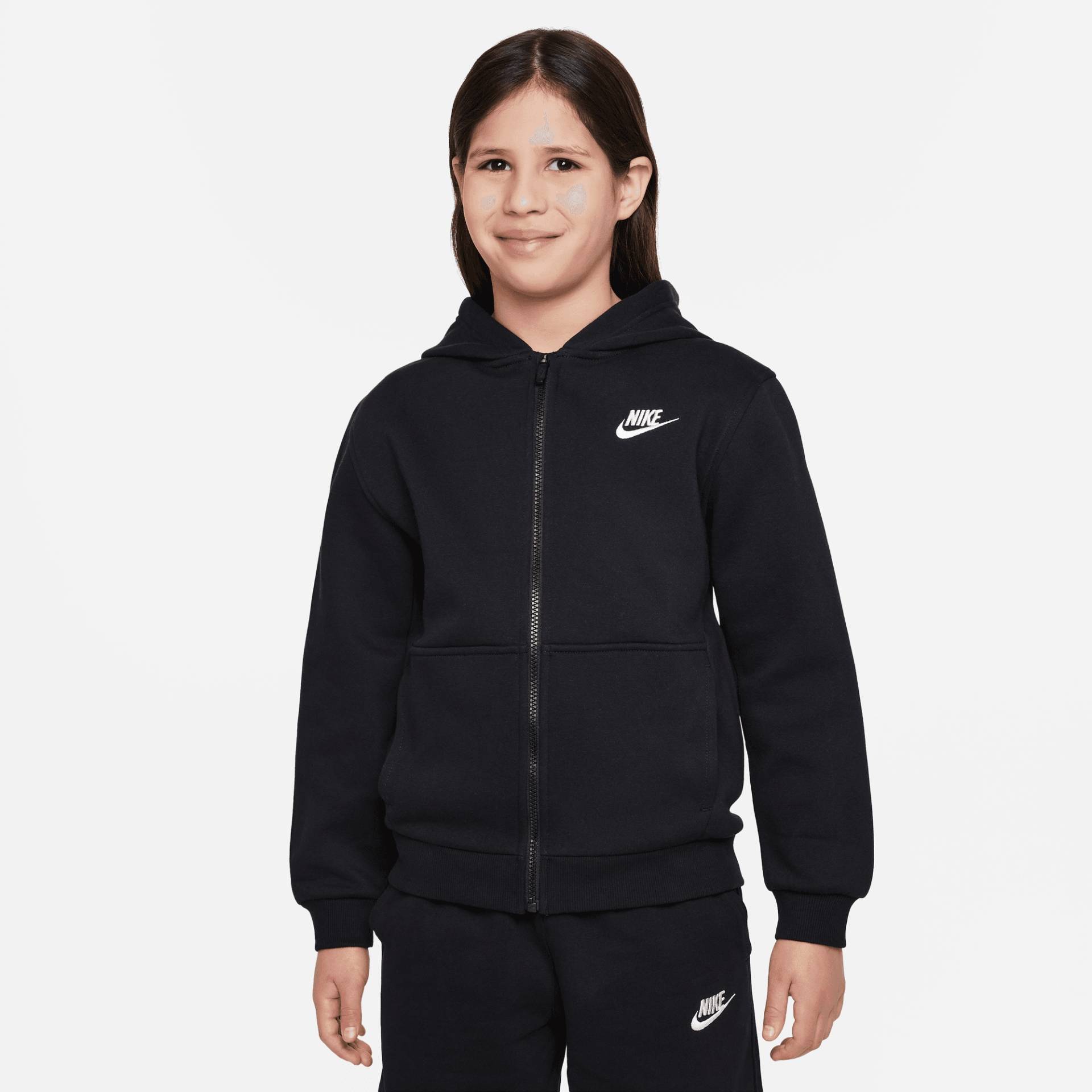 Nike Sportswear Kapuzensweatjacke »CLUB FLEECE BIG KIDS' FULL-ZIP HOODIE« von Nike Sportswear