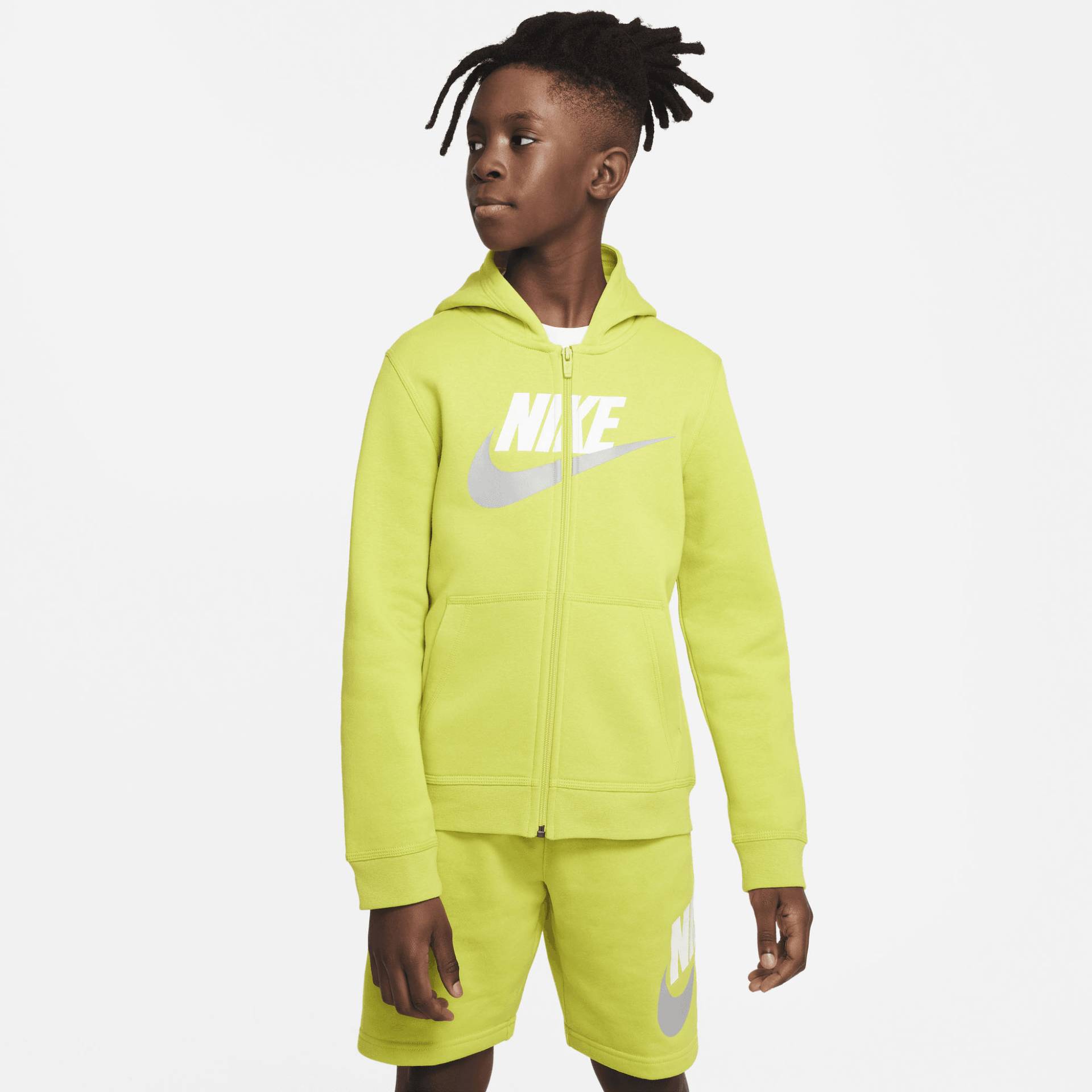 Nike Sportswear Kapuzensweatjacke »Club Fleece Big Kids' (Boys') Full-Zip Hoodie« von Nike Sportswear
