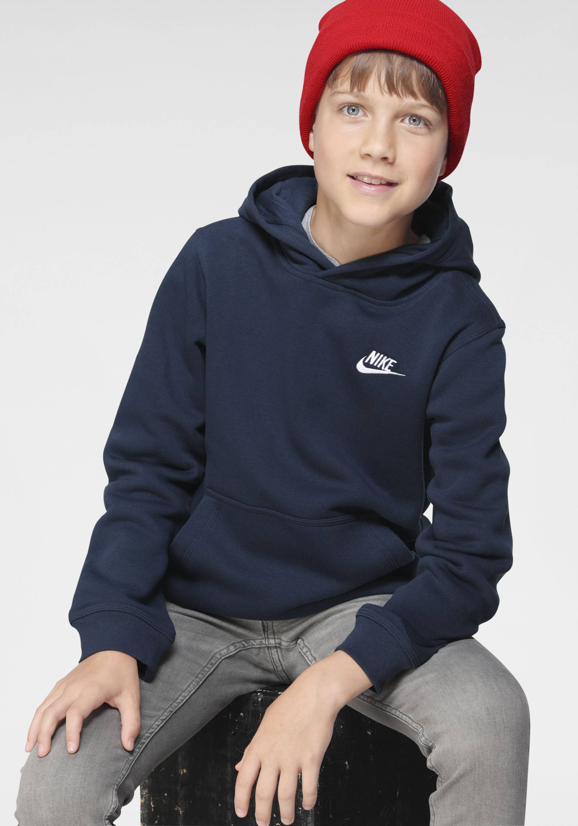 Nike Sportswear Kapuzensweatshirt »Club Big Kids' Pullover Hoodie« von Nike Sportswear