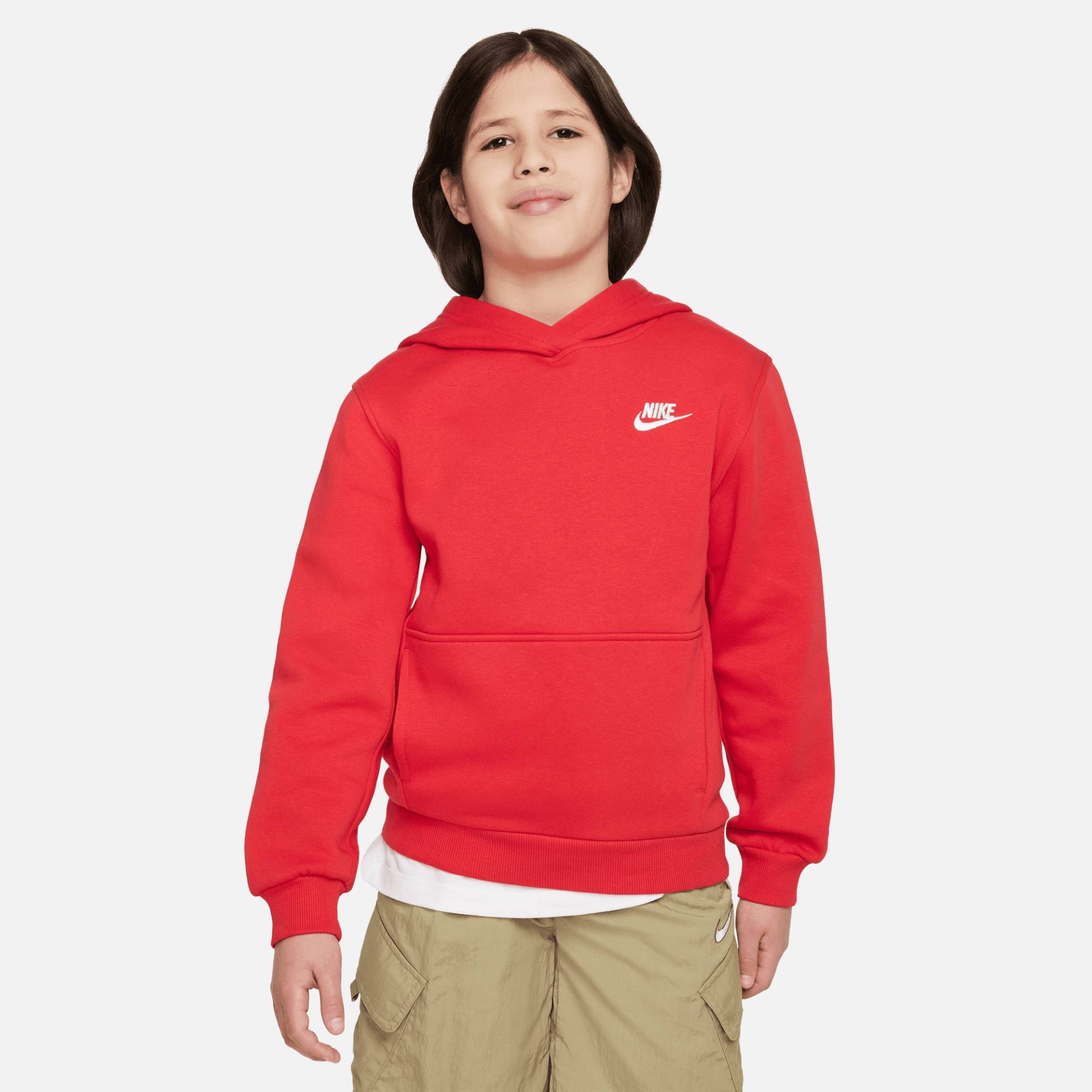 Nike Sportswear Kapuzensweatshirt »CLUB FLEECE BIG KID'S PULLOVER HOODIE« von Nike Sportswear