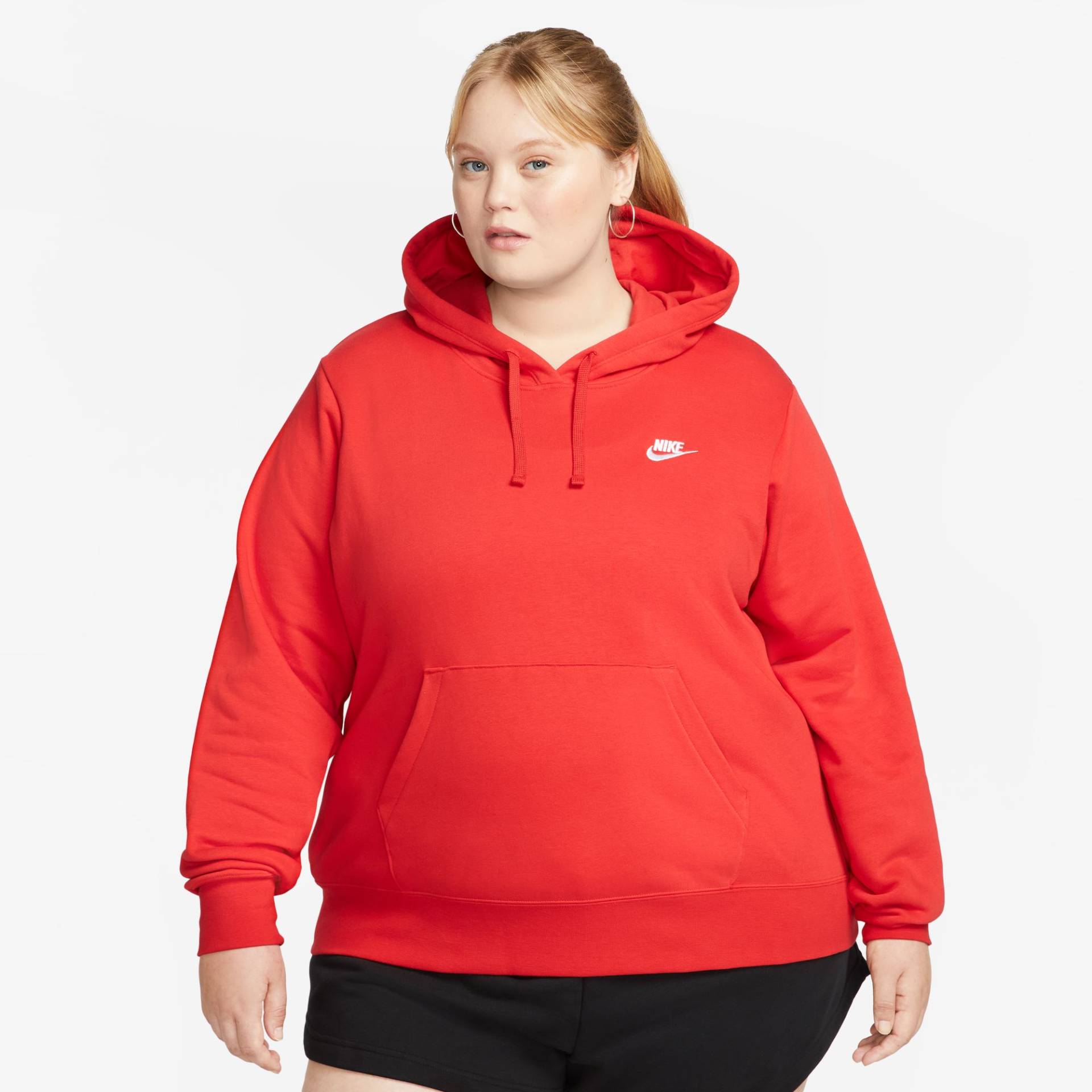 Nike Sportswear Kapuzensweatshirt »CLUB FLEECE WOMEN'S PULLOVER HOODIE (PLUS SIZE)« von Nike Sportswear