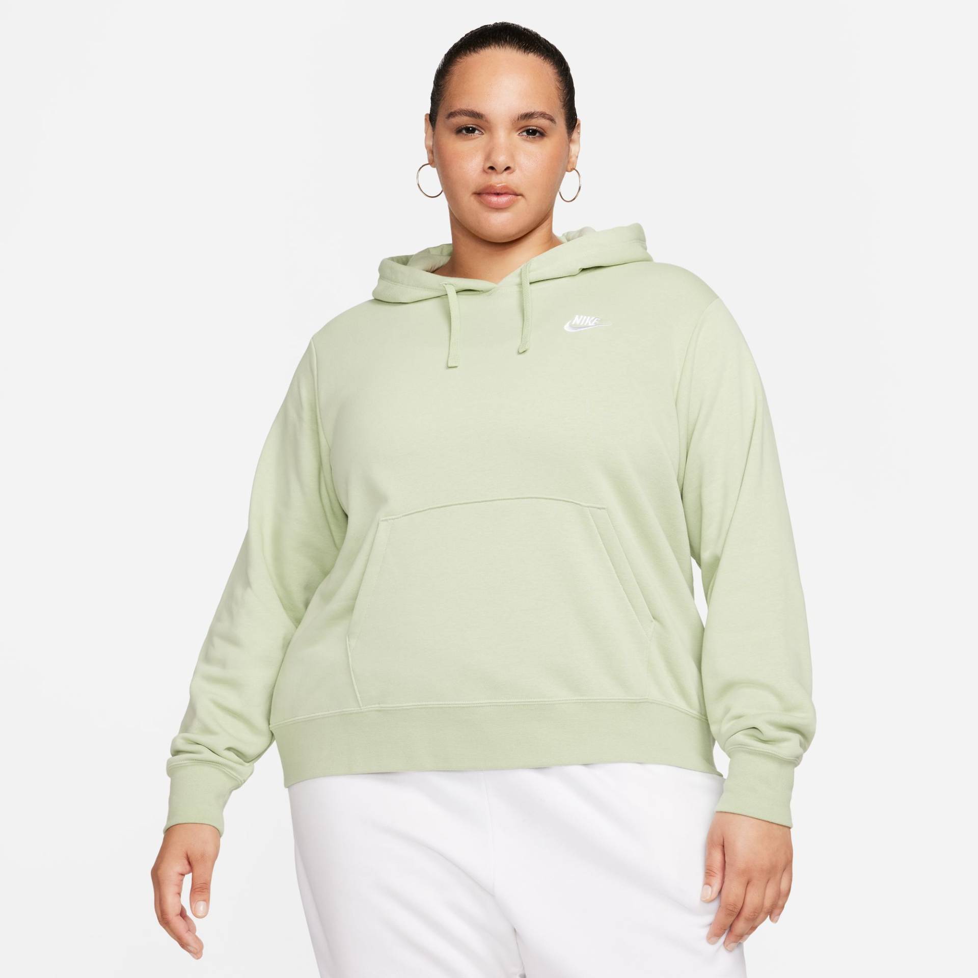 Nike Sportswear Kapuzensweatshirt »CLUB FLEECE WOMEN'S PULLOVER HOODIE (PLUS SIZE)« von Nike Sportswear