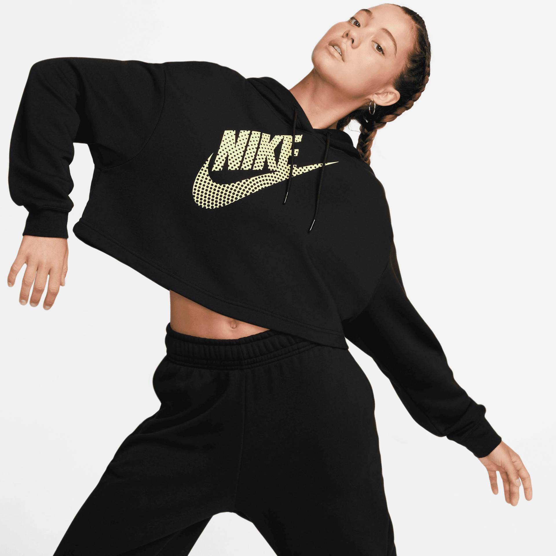 Nike Sportswear Kapuzensweatshirt »W NSW FLC PO HOODIE CROP DNC« von Nike Sportswear