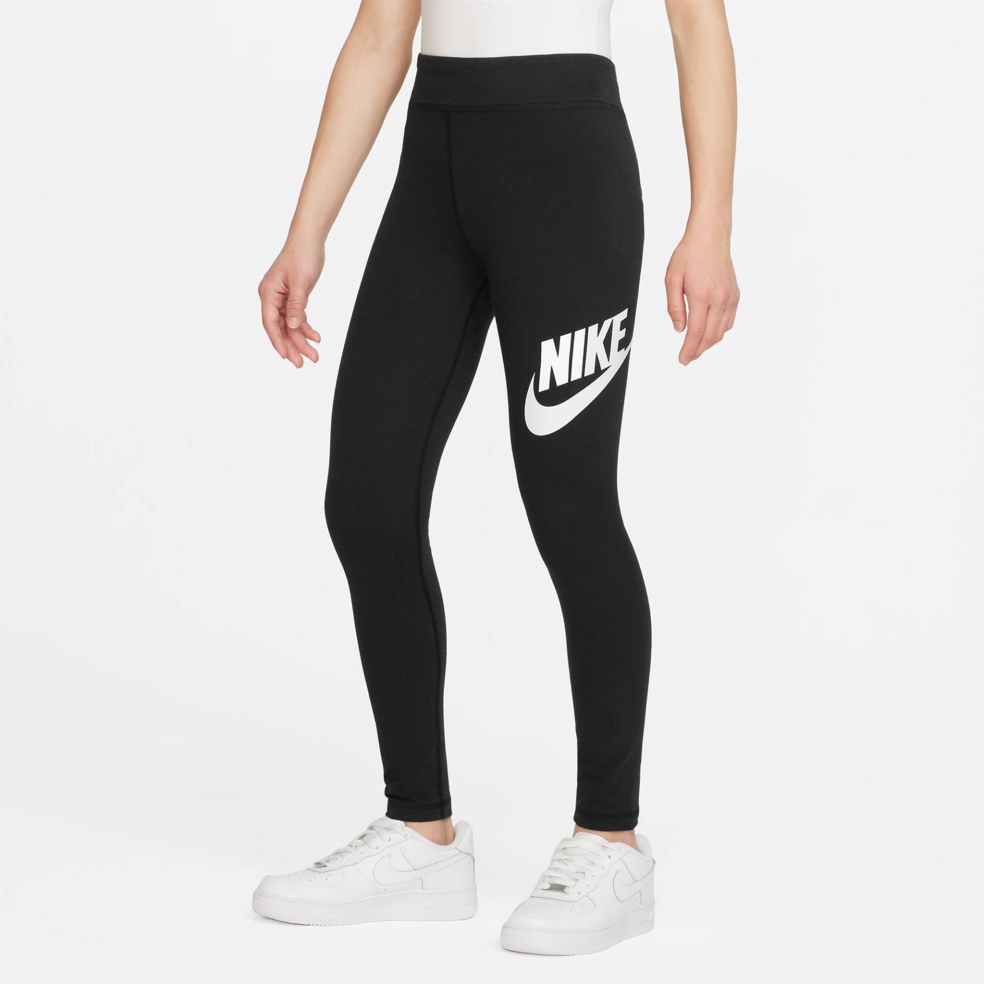 Nike Sportswear Leggings »ESSENTIALS BIG KIDS' (GIRLS') MID-RISE LEGGINGS« von Nike Sportswear