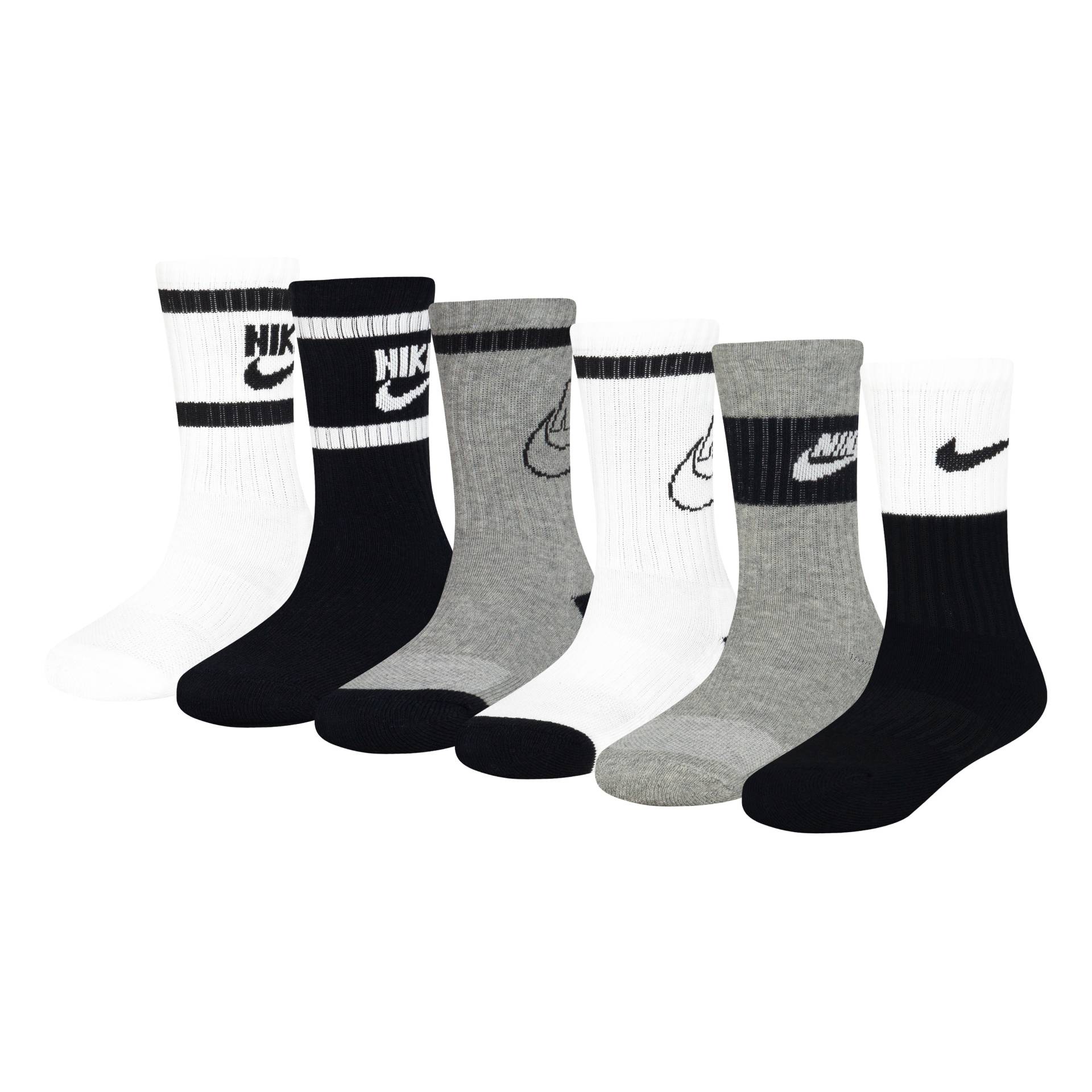 Nike Sportswear Socken »NHN NSW RETRO 6PK CREW«, (6 Paar), für Kinder Gr. 27 - 34,5 von Nike Sportswear
