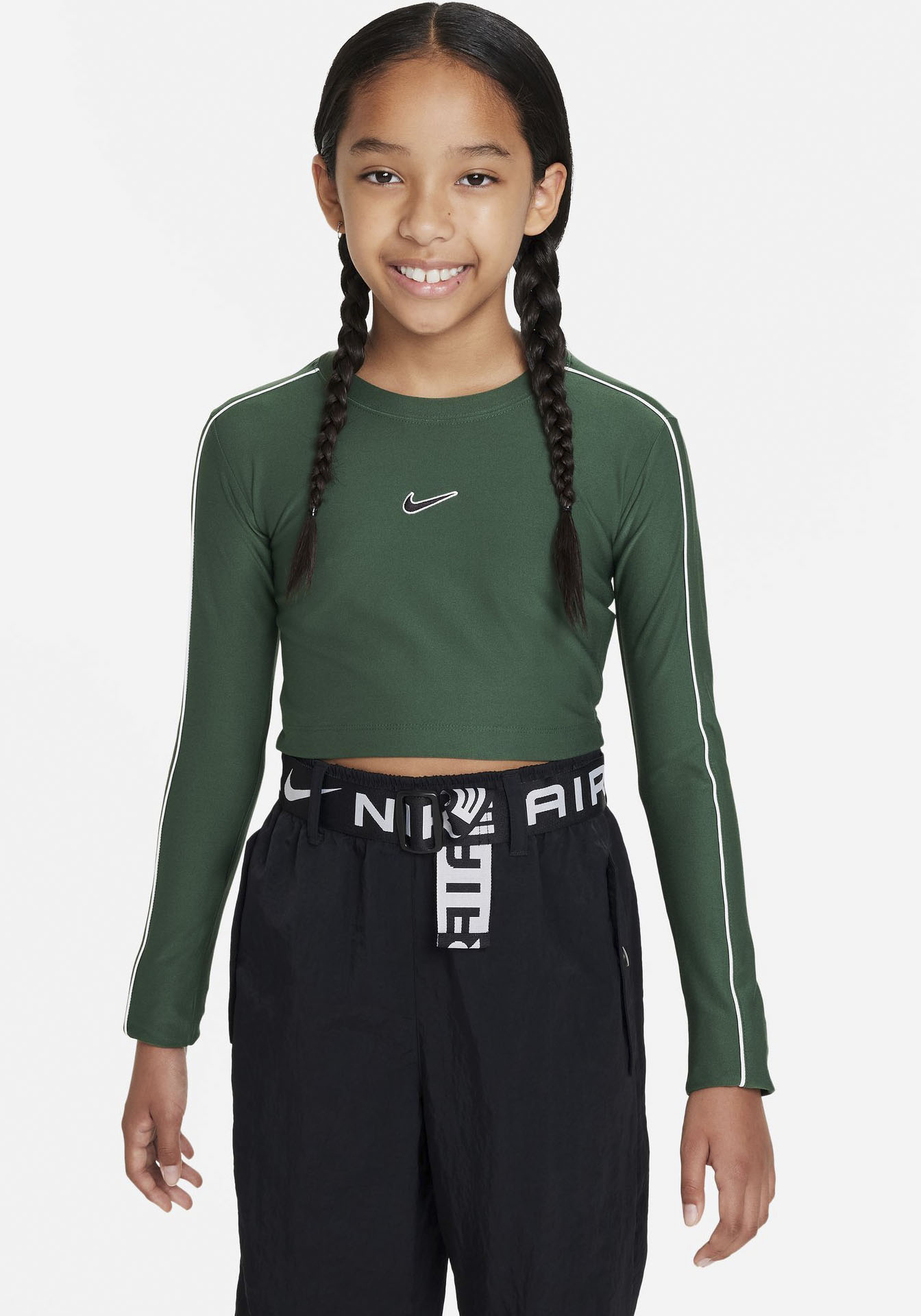 Nike Sportswear Sweatshirt »G NSW CRP LS TOP SW - für Kinder« von Nike Sportswear