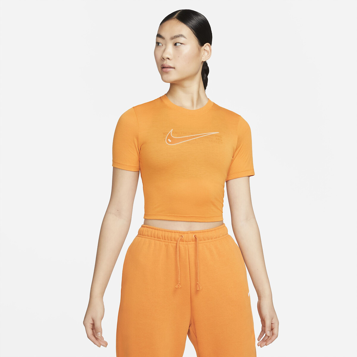 Crop-Top, Sportswear, Logo vorne von Nike