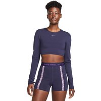 NIKE Damen Fitnessshirt Pro Dri-FIT lila | XS von Nike