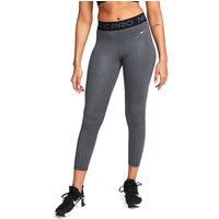 NIKE Damen Fitnesstight Pro Mid-Rise 7/8 grau | XL von Nike