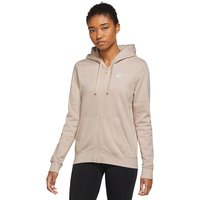 NIKE Damen Jacke Sportswear Club Fleece beige | L von Nike