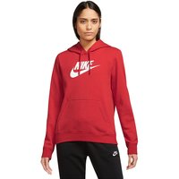 NIKE Damen Kapuzenpullover Sportswear Club Fleece rot | M von Nike