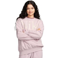 NIKE Damen Sweater Sportswear Phoenix Fleece rosa | L von Nike