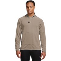 NIKE Herren Hoodie Pro Dri-FIT beige | S von Nike