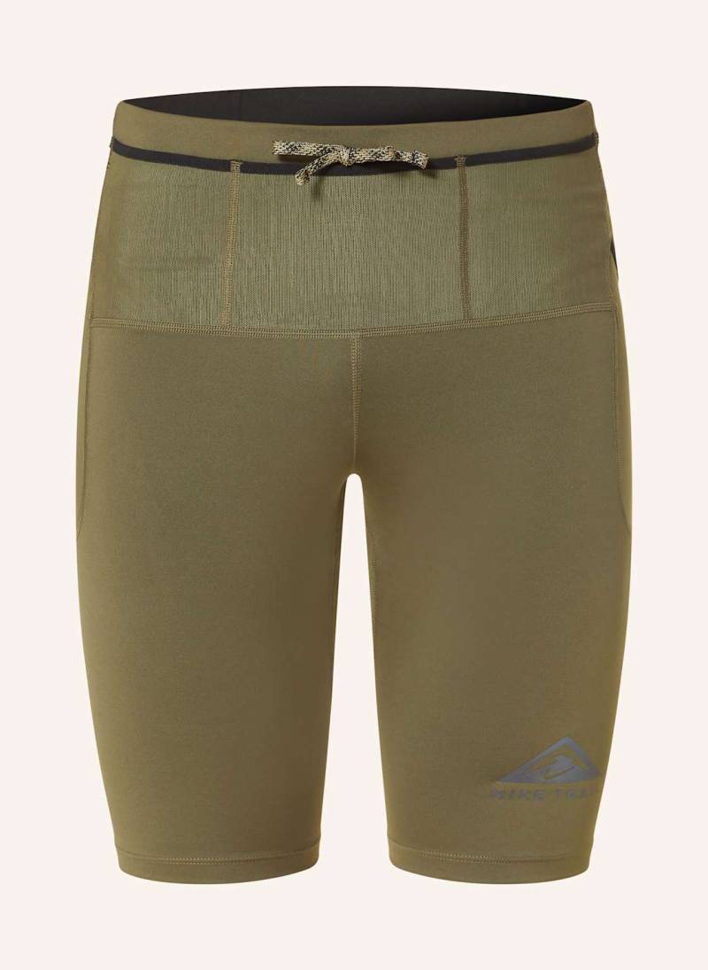 Nike 2-In-1-Lauf-Tights Trail Lova Loops gruen von Nike