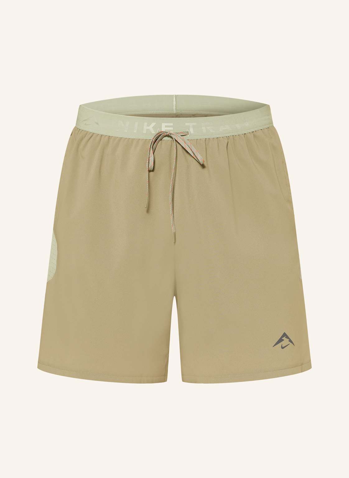 Nike 2-In-1-Laufshorts Trail Brief-Lined grau von Nike