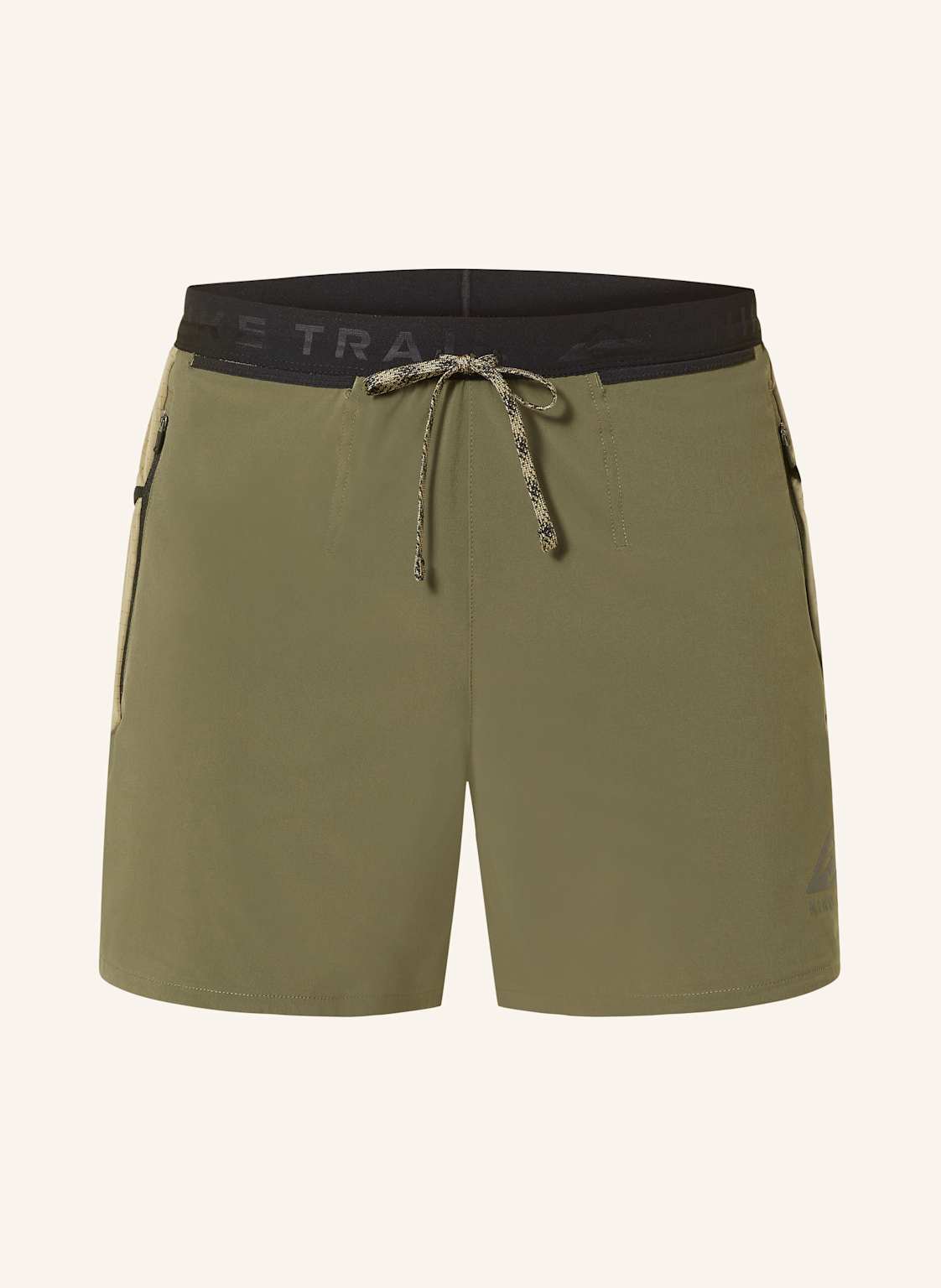 Nike 2-In-1-Laufshorts Trail Second Sunrise gruen von Nike