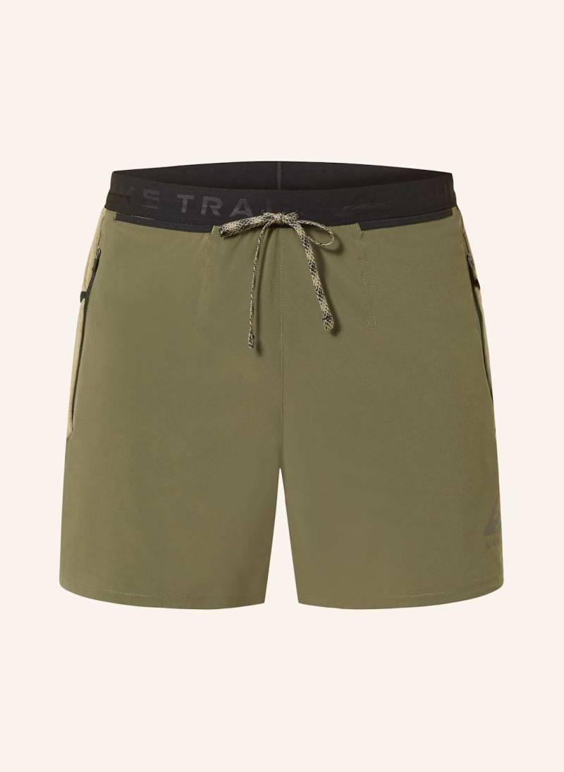 Nike 2-In-1-Laufshorts Trail Second Sunrise gruen von Nike