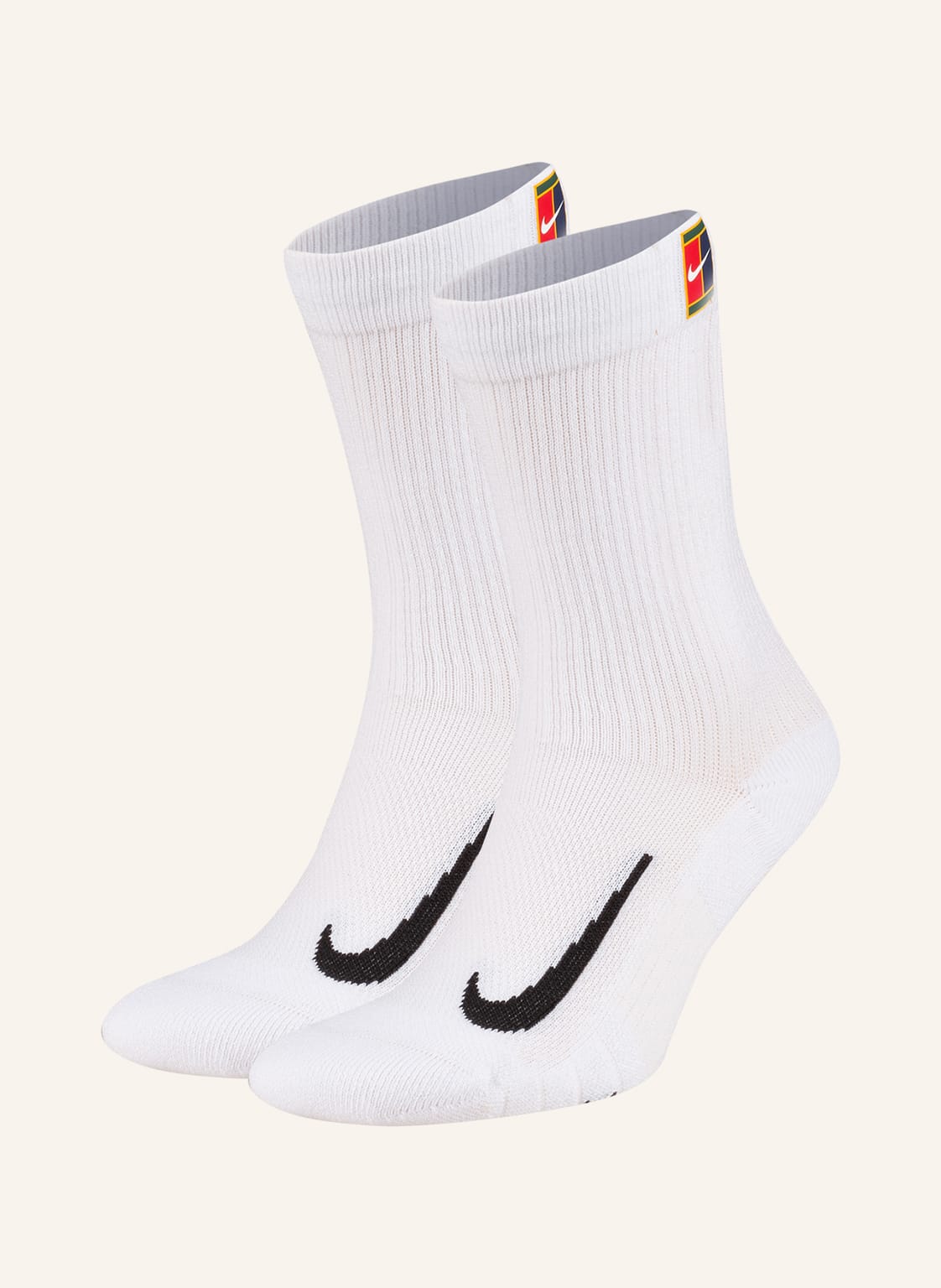 Nike 2er-Pack Sportsocken Multiplier Cushioned Tenn weiss von Nike