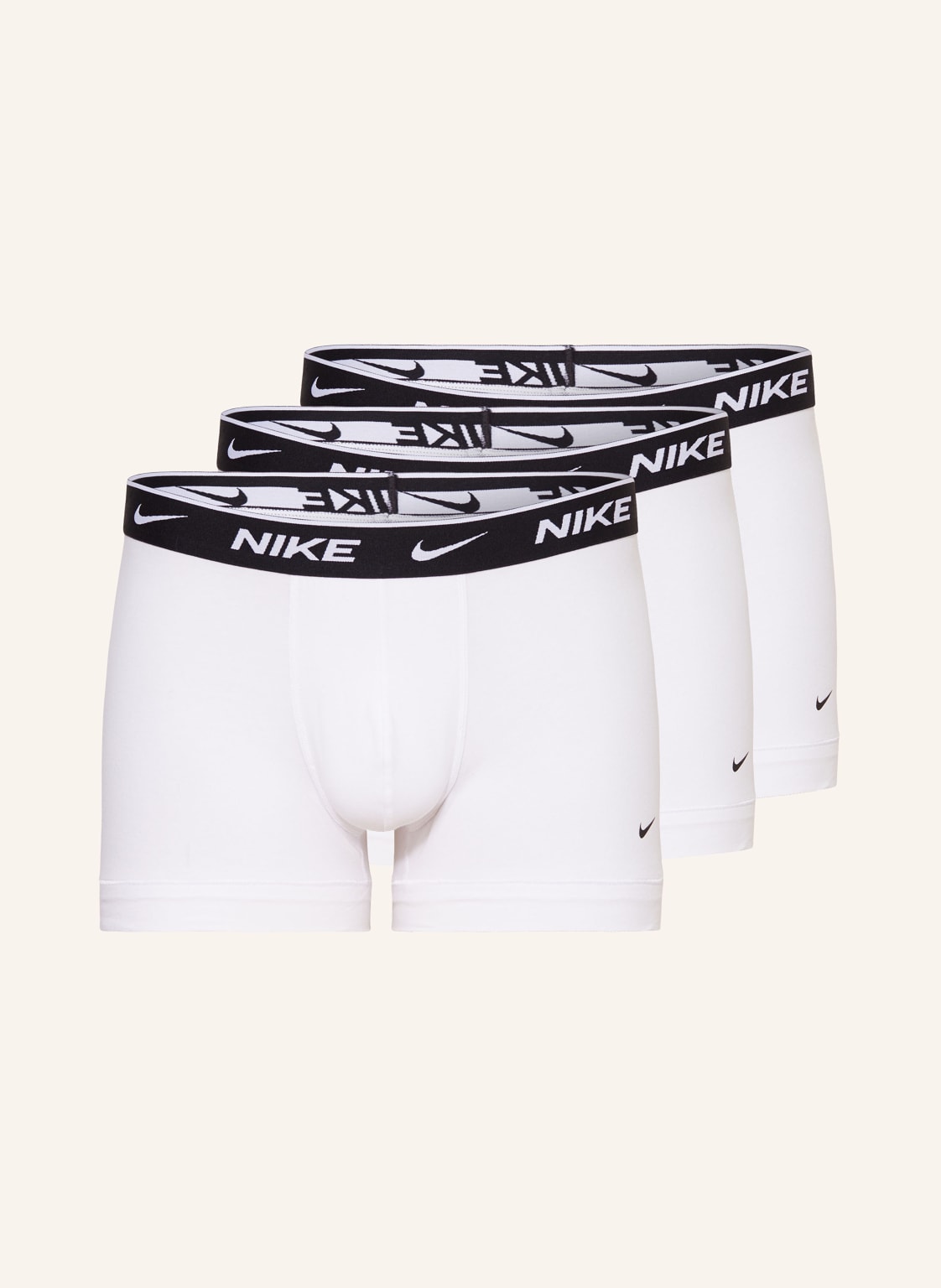 Nike 3er-Pack Boxershorts Everday Cotton Stretch weiss von Nike