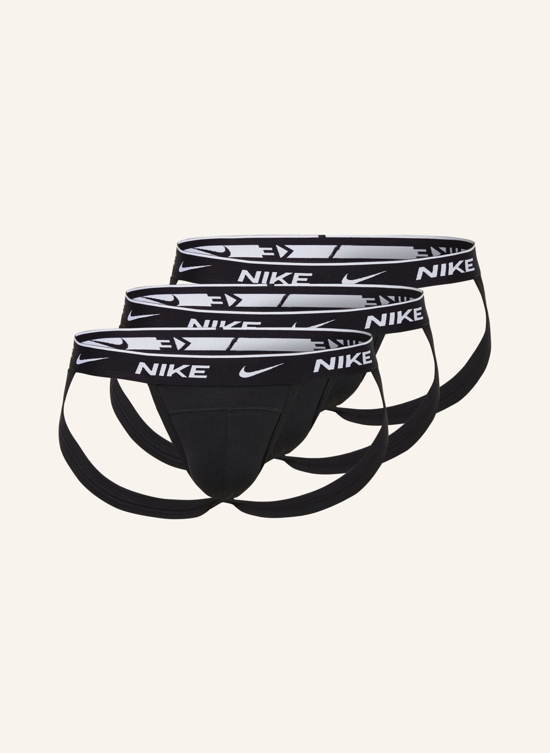 Nike 3er-Pack Slips Everday Cotton Stretch schwarz von Nike