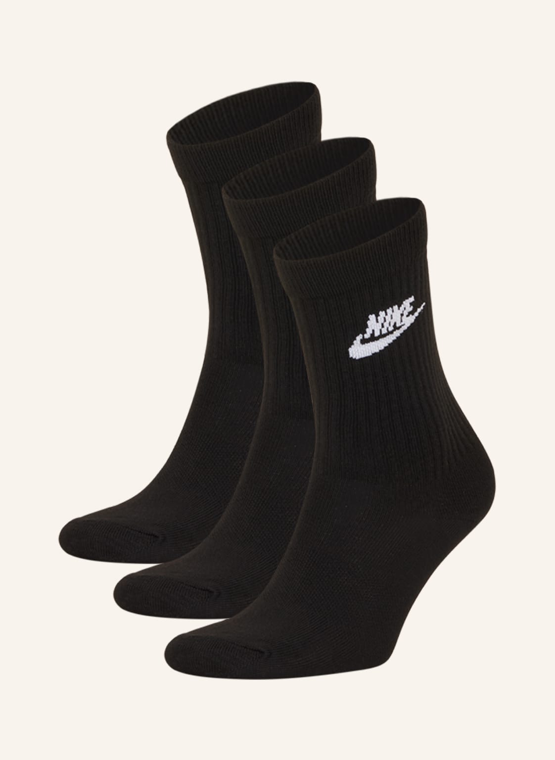 Nike 3er-Pack Sportsocken Everyday Essential Crew schwarz Nike 3er-Pack Sportsocken Everyday Essential Crew schwarz von Nike