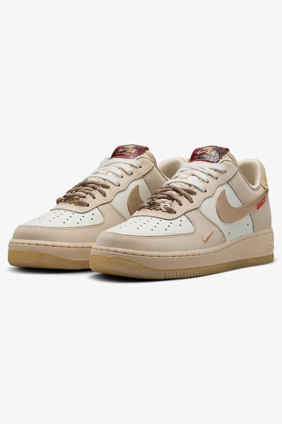 Nike Air Force 1 '07 LX Sneaker | Sail + Team Gold + Light Khaki | Damen  | EU38.5 von Nike