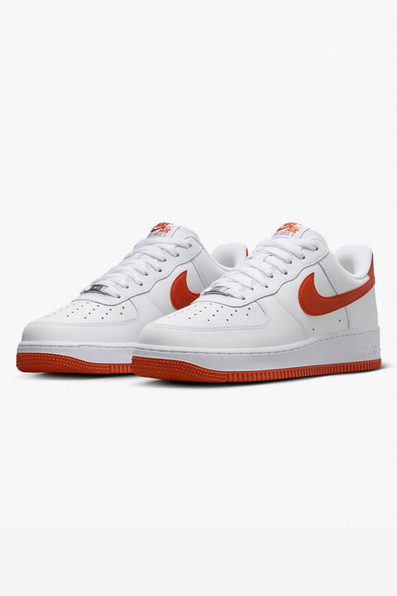 Nike Air Force 1 '07 Sneaker | White + Dragon Red | Herren | EU41 Nike Air Force 1 '07 Sneaker | White + Dragon Red | Herren | EU41 von Nike