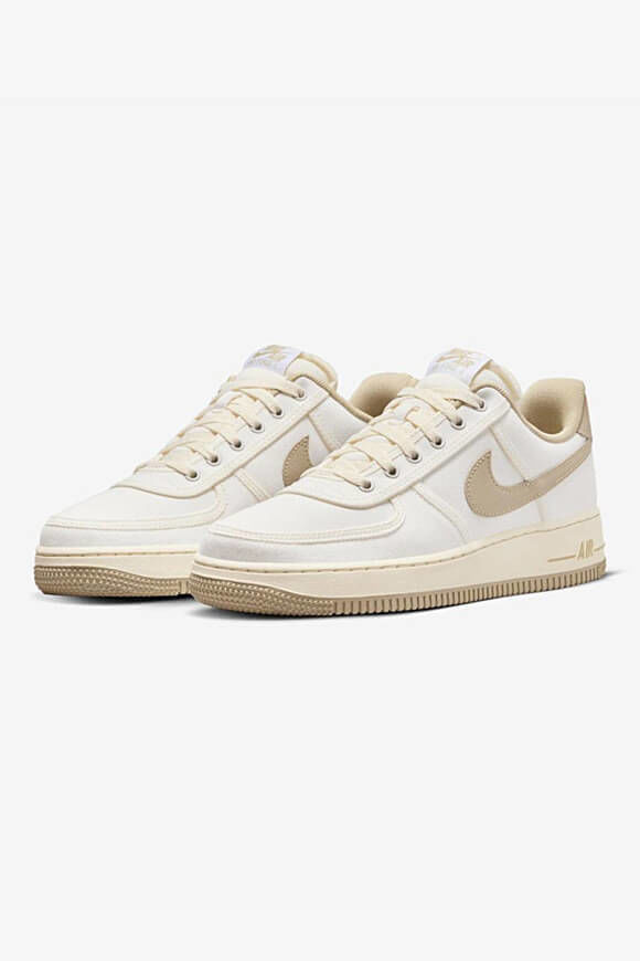 Nike Air Force 1 '07 Sneaker | White + Limestone Pale Vanilla | Damen  | EU36.5 von Nike