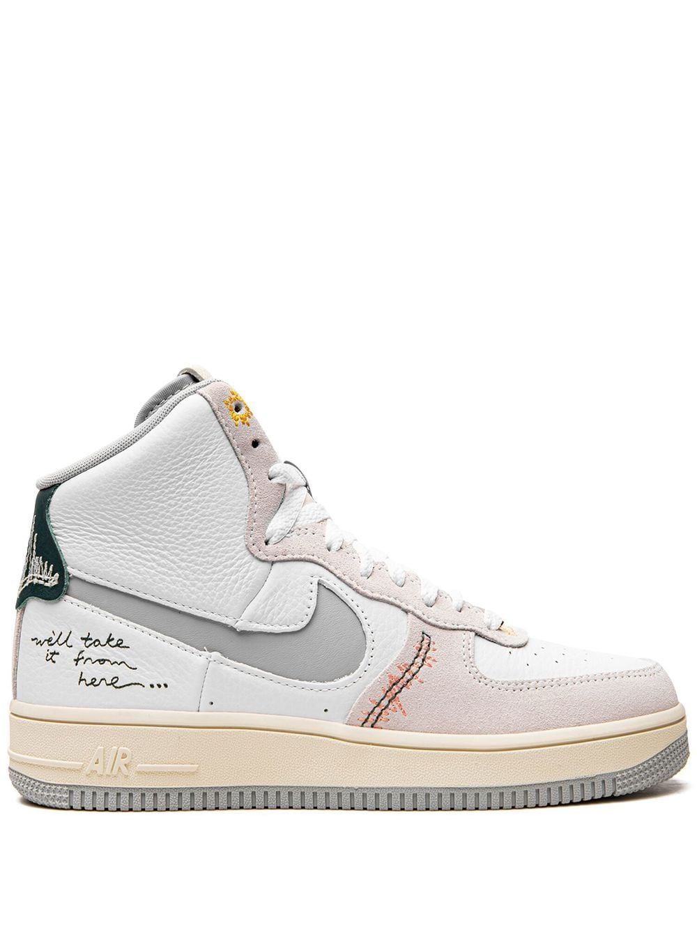 Nike Air Force 1 High Sculpt "We'll Take It From Here" sneakers - White von Nike
