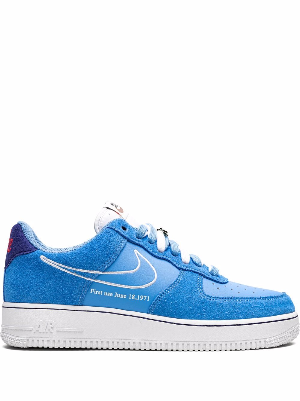 Nike Air Force 1 Low "First Use - Blue Suede" sneakers von Nike