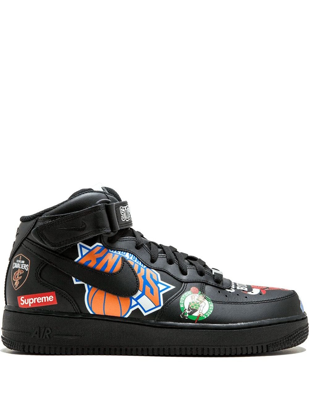 Nike x Supreme x NBA Air Force 1 Mid '07 sneakers - Black von Nike